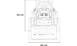 Vehicle Excavator Tractor Red