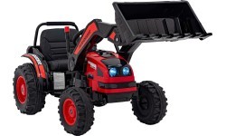 Vehicle Excavator Tractor Red