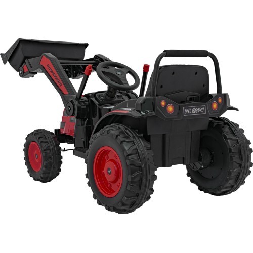 Vehicle Excavator Tractor Red