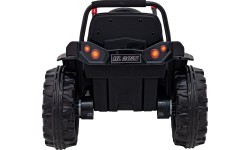 Bērnu elektromobilis ekskavators-traktors, sarkans
