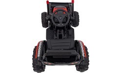 Bērnu elektromobilis ekskavators-traktors, sarkans