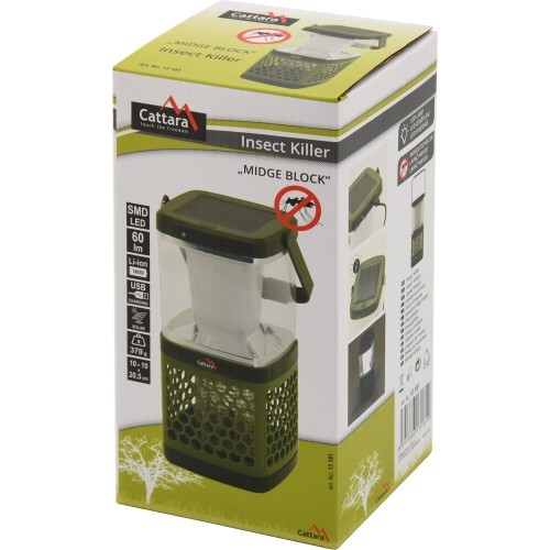 Rechargeable Lamp + Insect Trap Cattara Midge Block