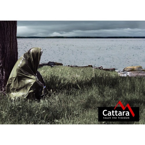 Isothermal Foil Cattara SOS - Green 210x130cm