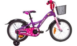 Velosipēds 4KIDS Bubble 16", izmērs 10" (25,5 cm), alumīnija, violets