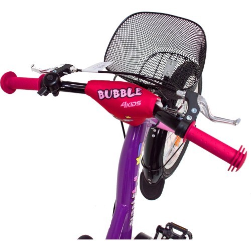 Velosipēds 4KIDS Bubble 16", izmērs 10" (25,5 cm), alumīnija, violets