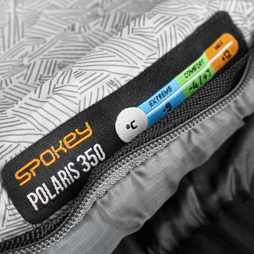 Winter envelope sleeping bag 230x75 cm with a compression bag Spokey POLARIS 350
