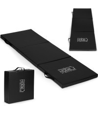 Матрас гимнастический черный для фитнеса 182х60см