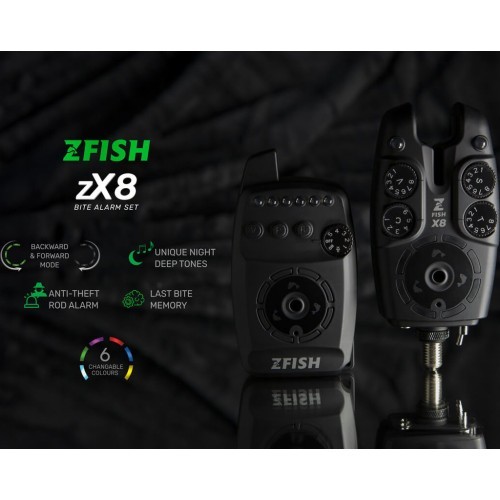Комплект сигнализаторов поклёвки ZFISH Zx8 4+1