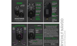 ZFISH Bite Alarm Set Zx8 4+1