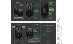 Kožļošanas signalizatoru komplekts ZFISH Zx8 4+1