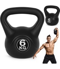 Kettlebell kettle 6kg vingrinājumu hantele bumba fitnesa svars ModernHome