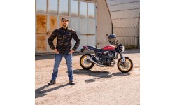 Men’s Motorcycle Jeans BOS Micas - Acid Black