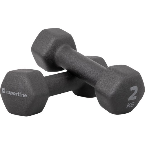 Neoprēna hanteles inSPORTline ON-X Renbell 2 x 2 kg