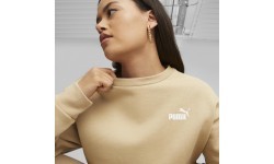 Женский свитшот Puma Ess+ Relaxed Crew FL, кремовый 676801 84