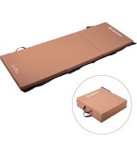 Salokāms vingrošanas paklājs inSPORTline Trifold 180 x 60 x 5 cm - Brūna