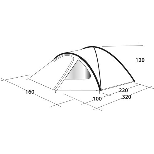 Tent Outwell Cloud 2, 2022