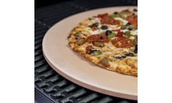 Char-Broil round pizza stone and peel set