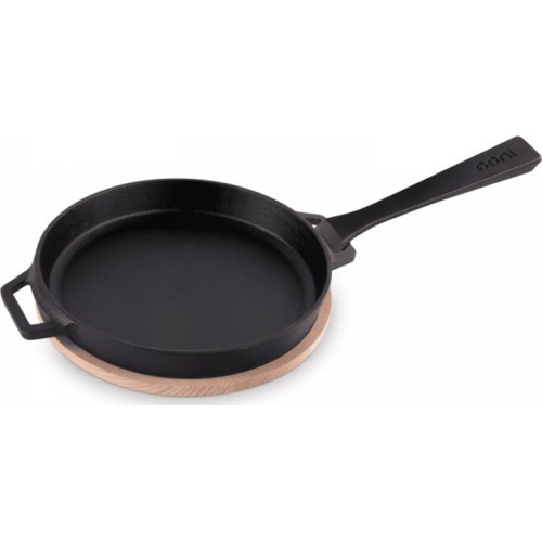 Ooni cast iron skillet with removable handle