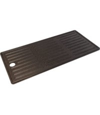 Cast iron cooking tray for 3-burner Char-Broil grills