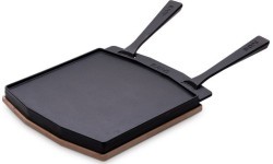 Ooni double-sided cast-iron frying pan