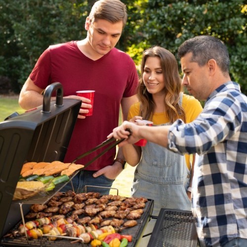Char-Griller Pro-Deluxe outdoor grill