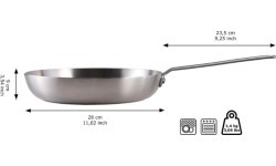 Skottsberg Stainless Steel Frying Pan 24 cm