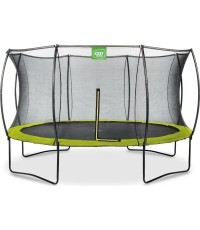 Батут с ножками Exit Silhouette 366 см - зеленый