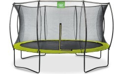 EXIT Silhouette trampoline ø366cm - green Outdoor Round Coil spring Above ground trampoline