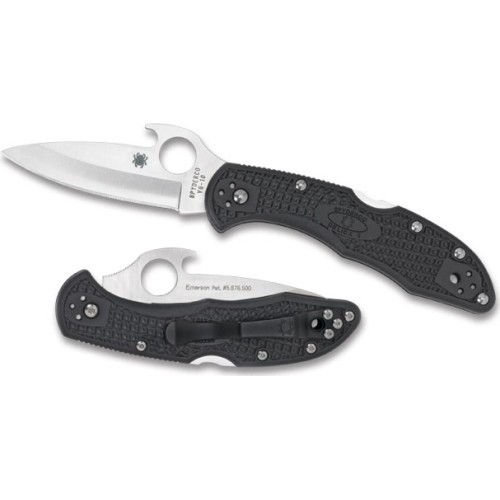 Salokāms nazis Spyderco C11PGYW Delica 4, Emerson Opener