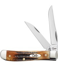 Pocket Knife Case SS Wharncliffe Mini Trapper