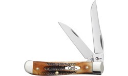 Pocket Knife Case SS Wharncliffe Mini Trapper