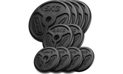 Cast Iron Weight Set Marbo Slim, 30kg / 4x1.25kg, 2x2.5kg, 4x5kg 
