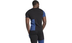 Reebok Panel Tee vīriešu T-krekls, zils/melns, HG3198