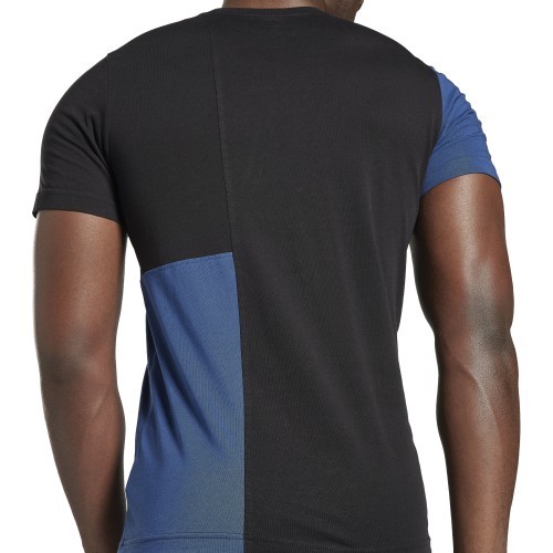 Мужская футболка Reebok Panel Tee, сине-чёрная, HG3198