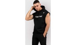 Venum Muay Thai VT bezpiedurkņu jaka ar kapuci – melna/balta