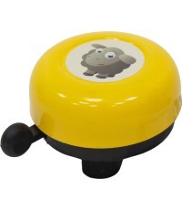 Velosipēdu zvans FISCHER // 55 mm (dzeltens)