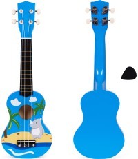 Children's ukulele guitar wooden 4 strings nylon pick ECOTOYS