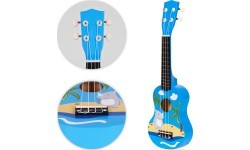 Children's ukulele guitar wooden 4 strings nylon pick ECOTOYS
