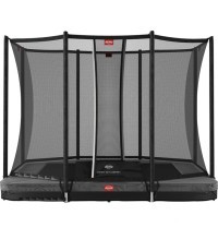 Батут BERG Ultim Favorit InGround 280 Grey с защитной сеткой Comfort