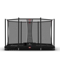 Батут BERG Ultim Favorit InGround 330, чёрный + защитная сетка Comfort