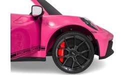 Elektromobilis Porsche 911 GT3 STRONG MP4, rozā
