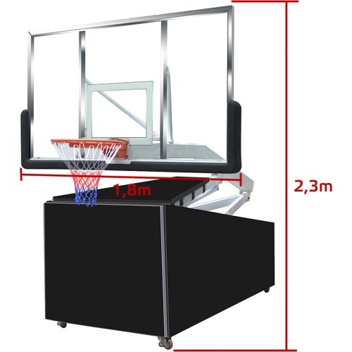Portable Basketball System inSPORTline Portland II