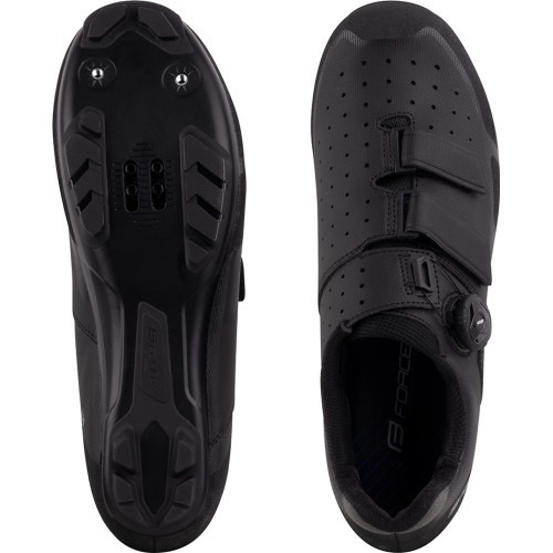 FORCE MTB Revo 2 cycling shoes, size 45 (black)