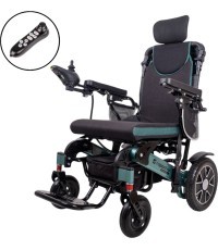 Электрическая инвалидная коляска inSPORTline Hawkie Evo Plus II с регулируемой спинкой 700 Вт
