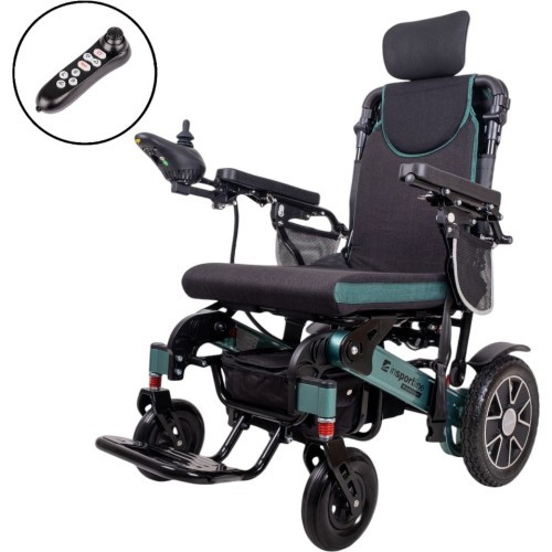 Elektriskais ratiņkrēsls inSPORTline Hawkie Evo Plus II ar regulējamu atzveltni 700 W