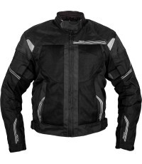 Мужская летняя мотоциклетная куртка BOS Hobart - Black
