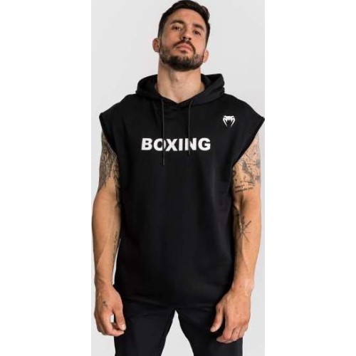 Venum Boxing VT bezpiedurkņu jaka ar kapuci, melna/balta