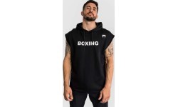Venum Boxing VT Sleeveless Hoodie - Black/White