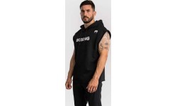 Толстовка с капюшоном без рукавов Venum Boxing VT, черно-белая