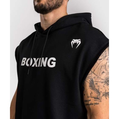 Venum Boxing VT bezpiedurkņu jaka ar kapuci, melna/balta